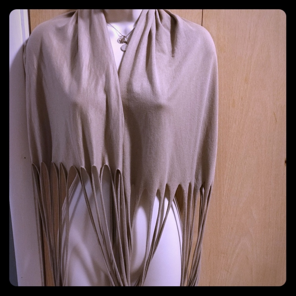 NWOT Tan Infinity Scarf